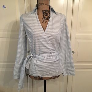 Ann Taylor Wrap Shirt